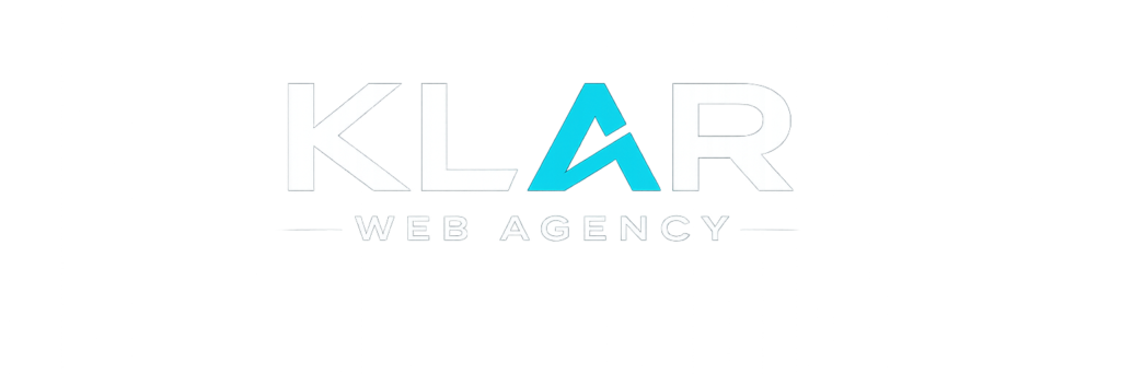 klar web agency logo design